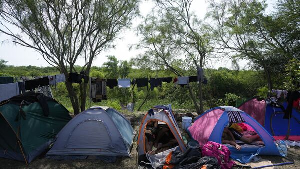 Migranti na granici Meksika i SAD - Sputnik Srbija