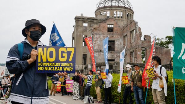 Protesti protiv G7 u Hirošimi - Sputnik Srbija