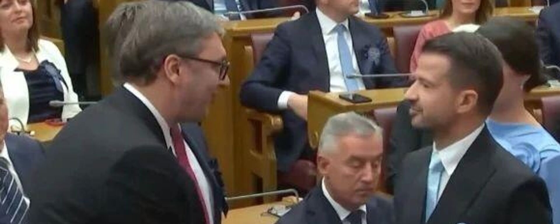 Aleksandar Vučić i Jakov Milatović - Sputnik Srbija, 1920, 20.05.2023