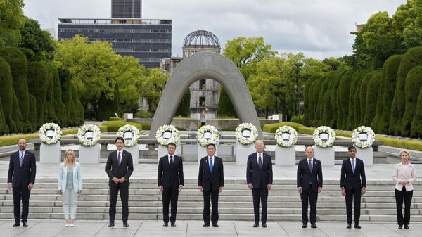 Лидеры стран G7 на саммите в Хиросиме, Япония - Sputnik Србија
