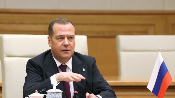 Zamenik predsedavajućeg Saveta bezbednosti Rusije Dmitrij Medvedev - Sputnik Srbija