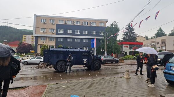 Leposavić - upad kosovske policije  - Sputnik Srbija