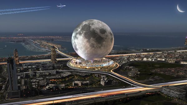Pet milijardi vredan projekat „Meseca“ na zgradi u Dubaiju.  - Sputnik Srbija