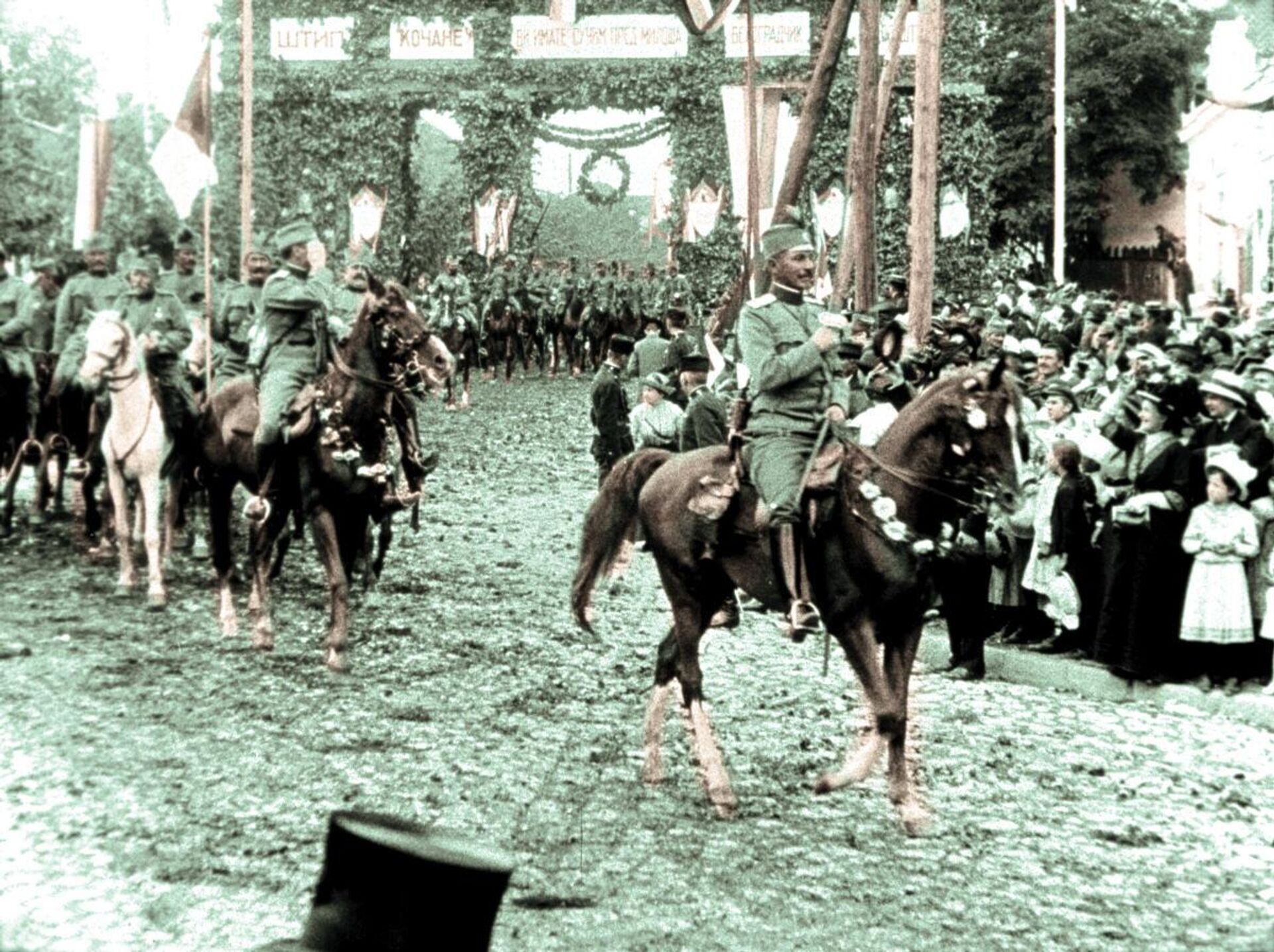 Povratak srpskih pobednika, Đorđe Bogdanović, 1911. - Sputnik Srbija, 1920, 02.06.2023