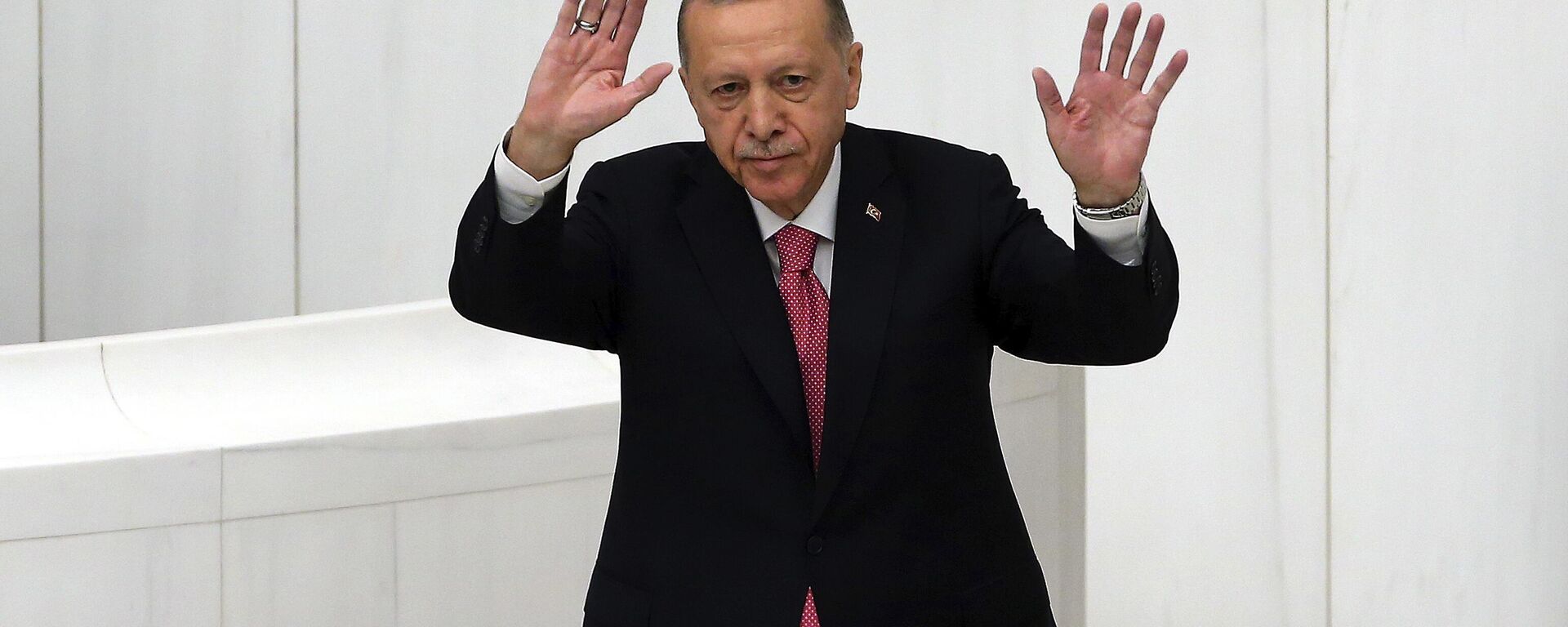 Реџеп Тајип Ердоган на церемонији полагања заклетве и инаугурације председника - Sputnik Србија, 1920, 03.06.2023