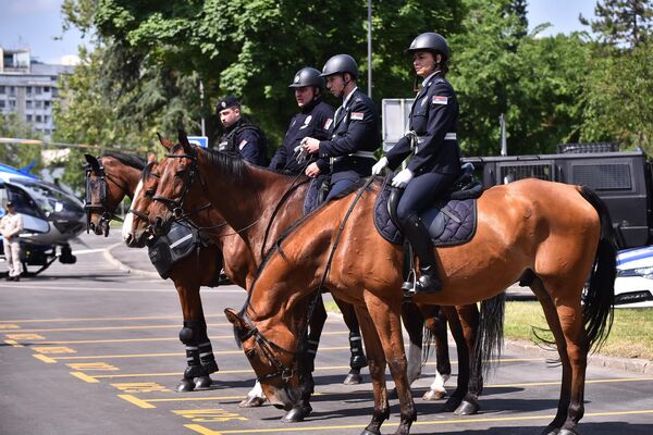 Полицијска чета коњаника постоји 76 година једна је од најстаријих таквих јединица у овом региону - Sputnik Србија