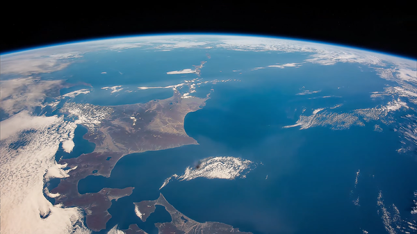Satelitski snimak ostrva Hokaido u Japanu - Sputnik Srbija