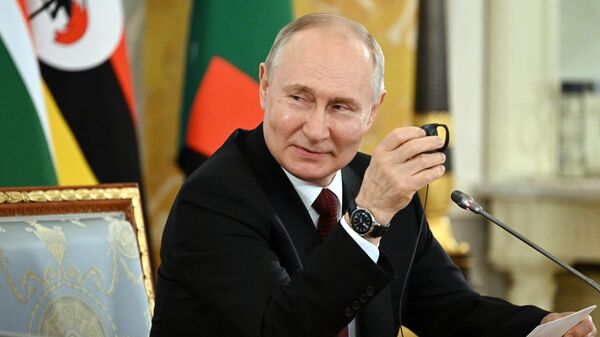 Putin sa afričkim liderima - Sputnik Srbija