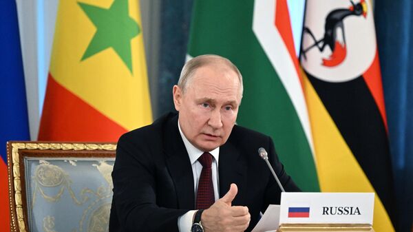 Путин са делегацијом афричких лидера о Украјини - Sputnik Србија