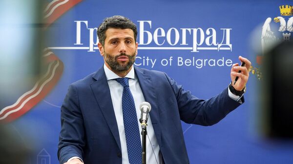 Gradonačelnik Beograda Aleksandar Šapić - Sputnik Srbija