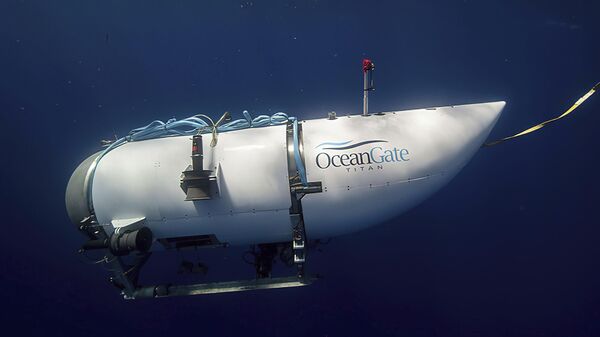 Podmornica Titan koja prevozi putnike do olupine Titanika - Sputnik Srbija
