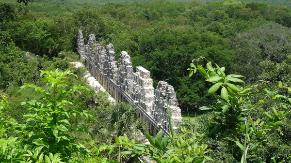 Остаци мајанског града у џунгли на Јукатану у Мексику - Sputnik Србија
