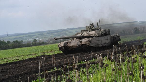 Тенк Т90-М Прорив у зони специјалне војне операције - Sputnik Србија