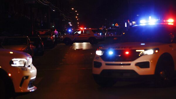 Полиција на месту масовне пуцњаве у Филаделфији - Sputnik Србија