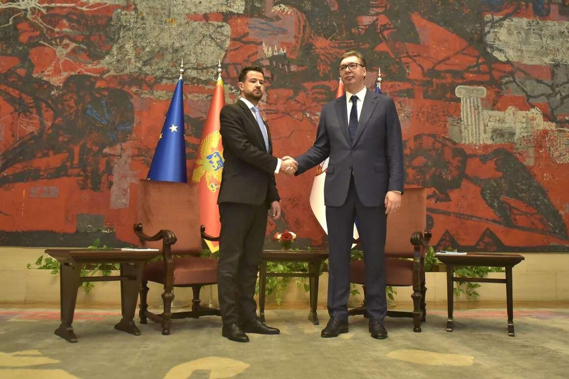 Jakov Milatović i Aleksandar Vučić - Sputnik Srbija, 1920, 10.07.2023