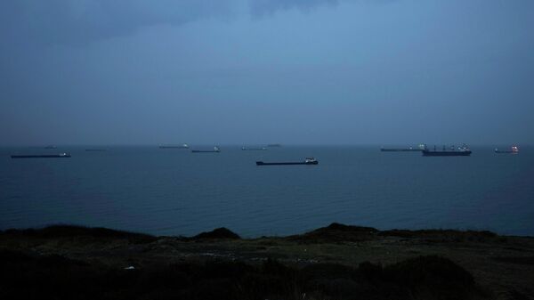 Бродови у Црном мору пред пролаз кроз Босфор - Sputnik Србија