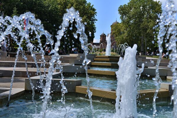 Muzička fontana u Tašmajdanskom parku - Sputnik Srbija