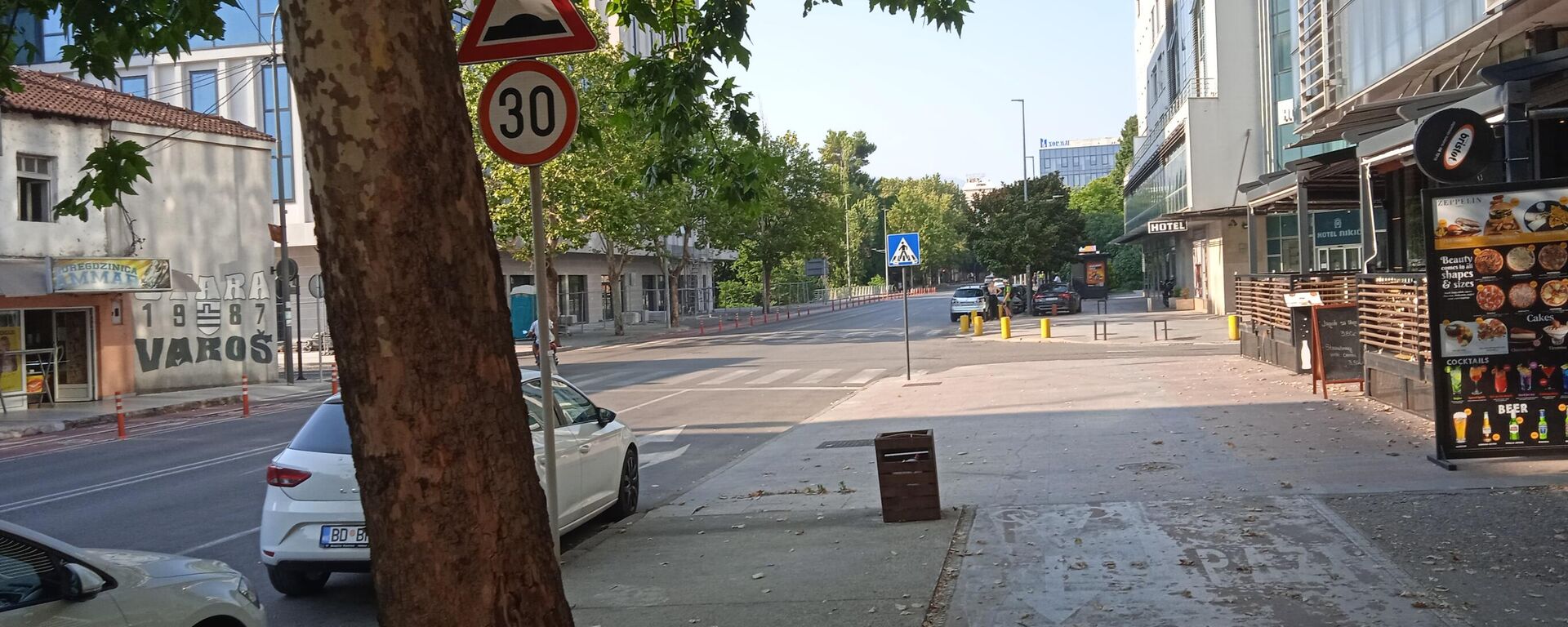 Улица краља Николе у центру Подгорице - Sputnik Србија, 1920, 27.10.2025