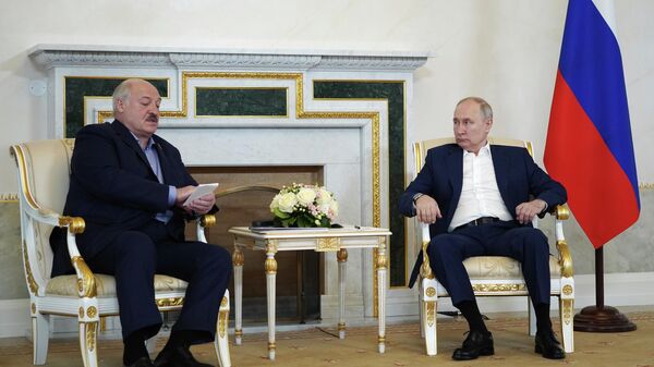 Путин и Лукашенко - Sputnik Србија