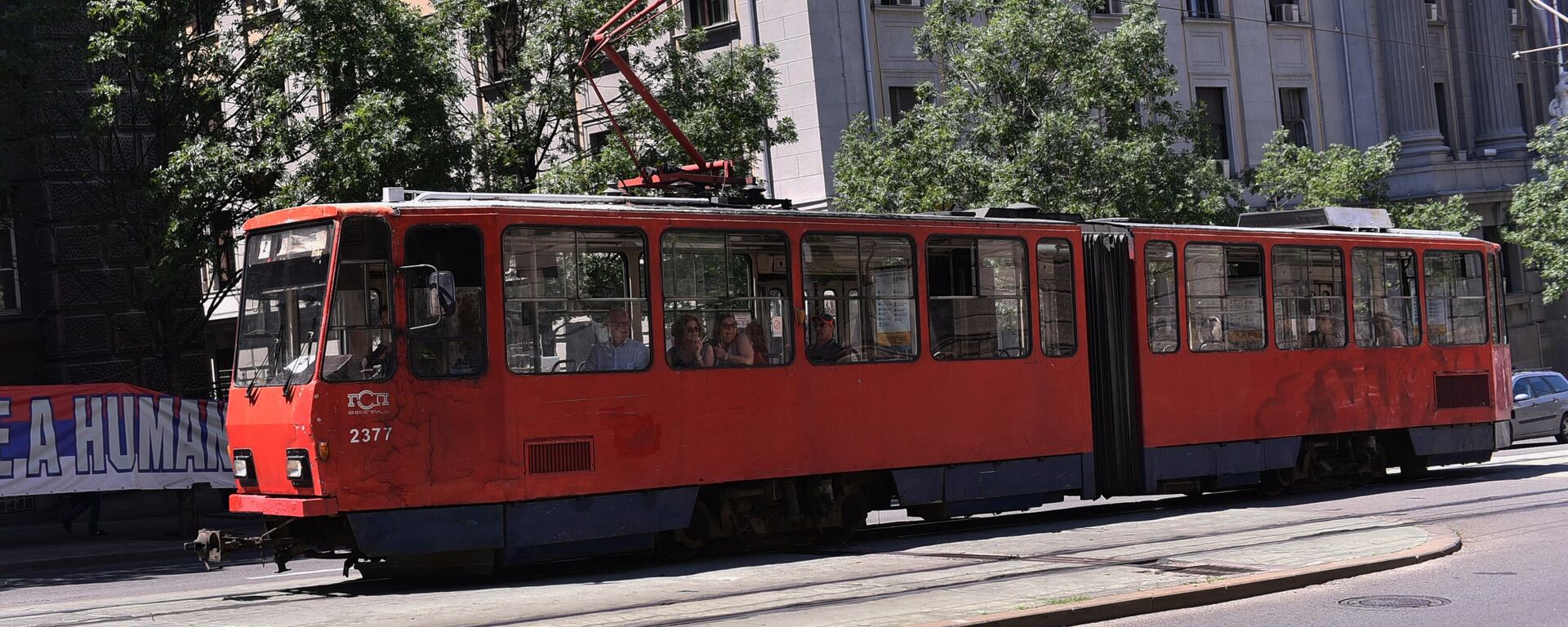 Tramvaj na beogradskim ulicama - Sputnik Srbija, 1920, 03.07.2025