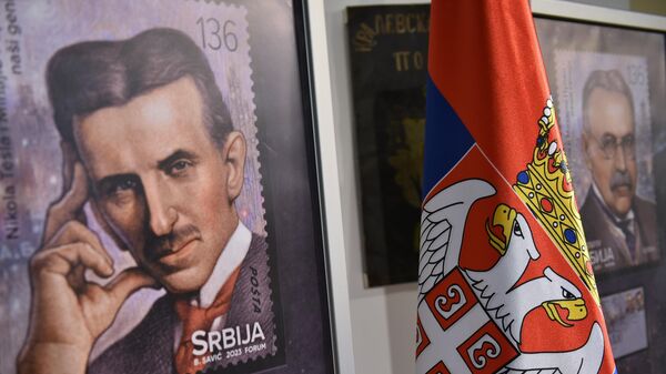 Poštanske marke Nikola Tesla i Mihajlo Pupin – naši geniji - Sputnik Srbija