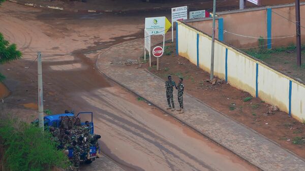 Nigeriйskie žandarmы obespečivaюt bezopasnostь v Niamee, Niger - Sputnik Srbija