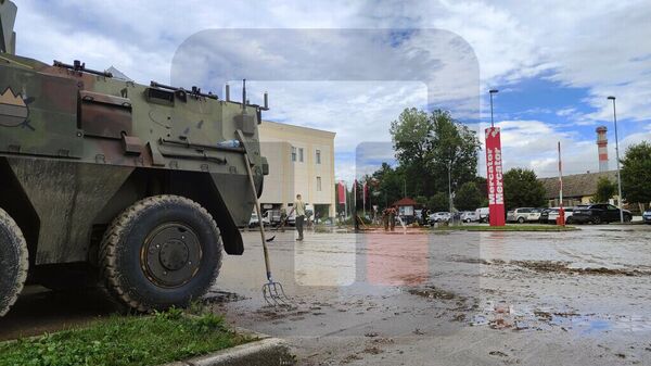 Последице поплава у Словенији - Медводе. - Sputnik Србија