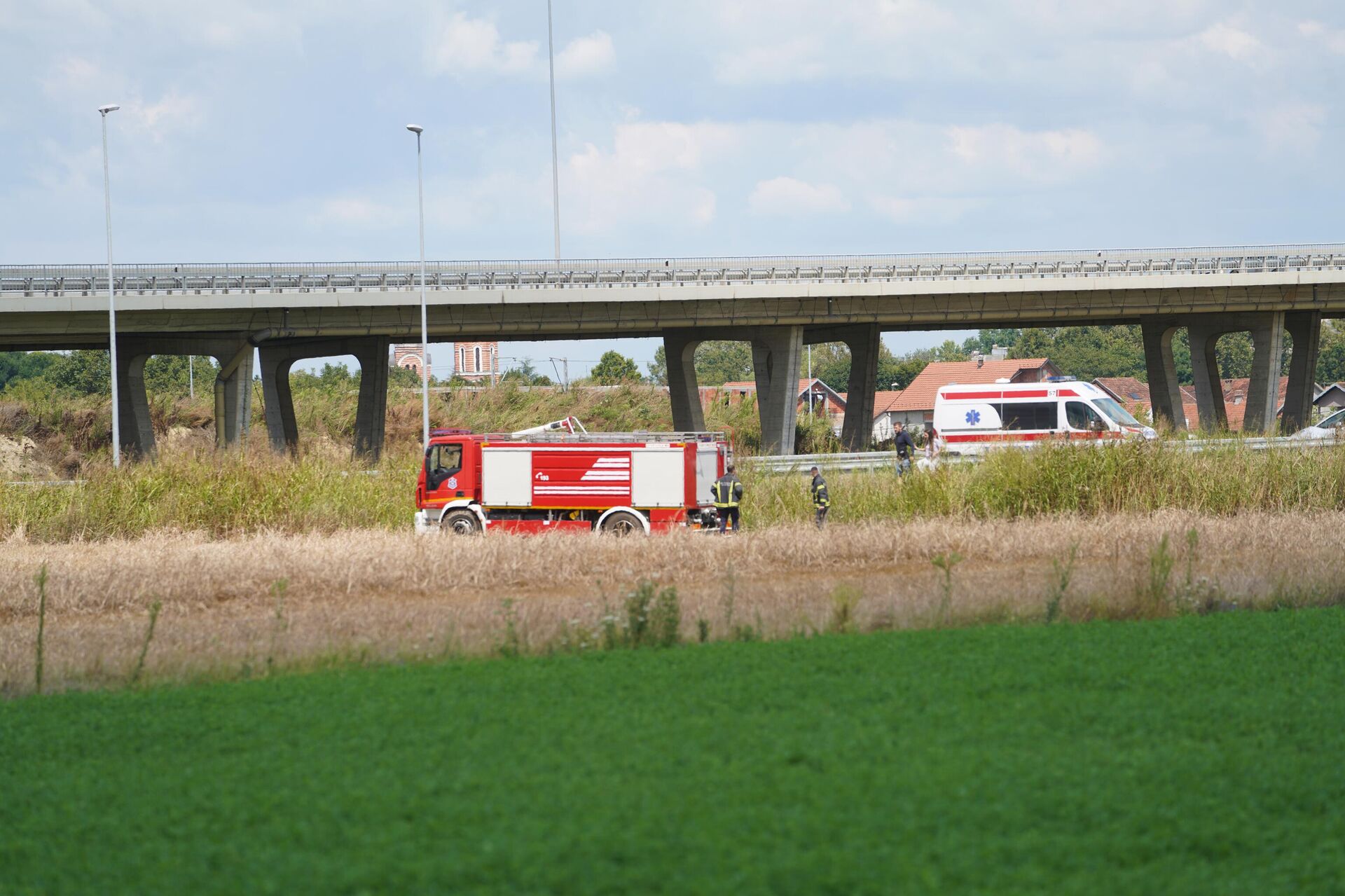 Pala ultra laka letelica kod Aerodroma „13. maj“ u Zemun polju - Sputnik Srbija, 1920, 10.08.2023
