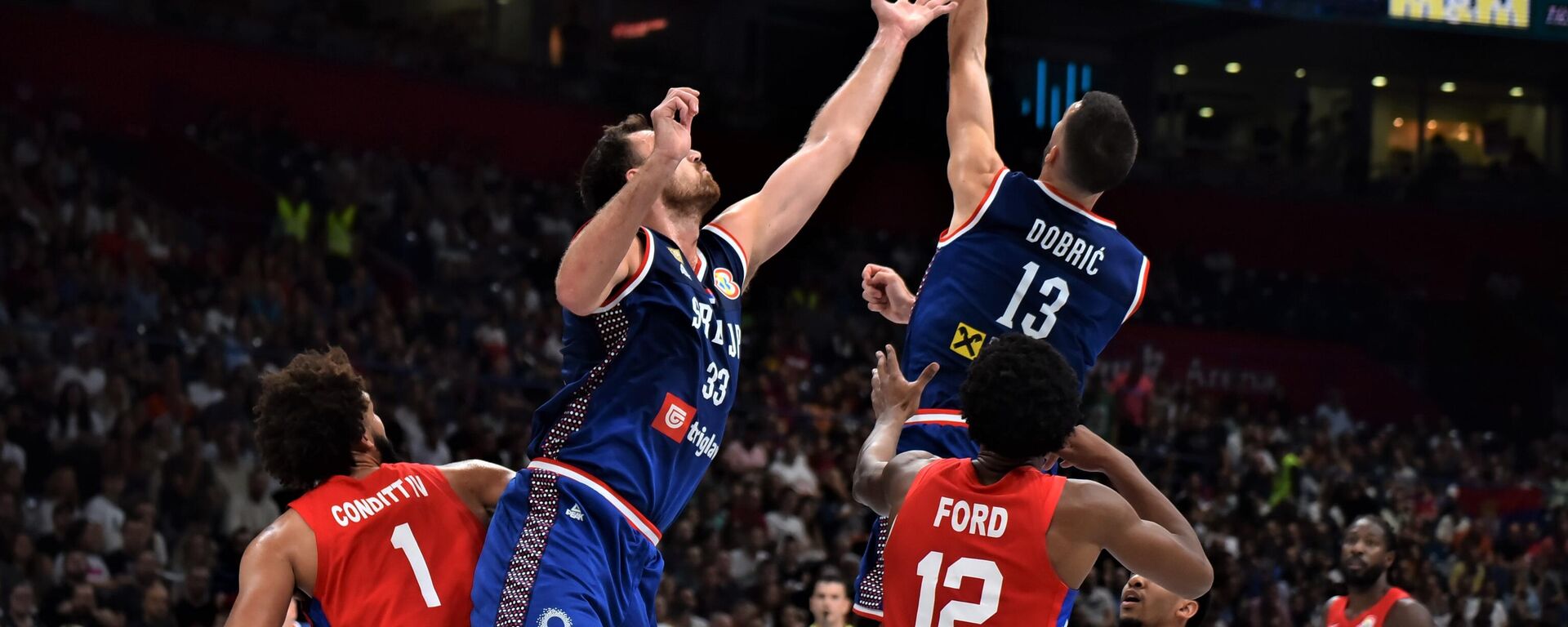 Detalj sa prijateljskog meča Srbija-Portoriko - Sputnik Srbija, 1920, 26.08.2023