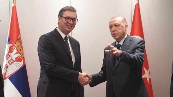 Састанак Александра Вучића и Реџепа Тајипа Ердогана у Будимпешти - Sputnik Србија