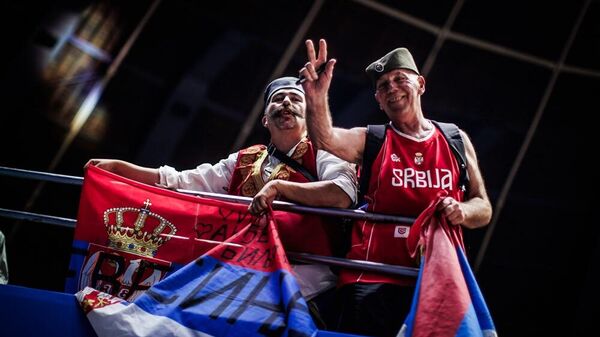 Srbija - Portoriko, navijači - Sputnik Srbija