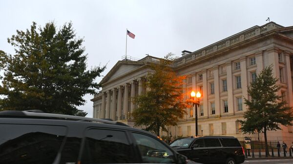Zgrada Ministarstva finansija SAD u Vašingtonu - Sputnik Srbija