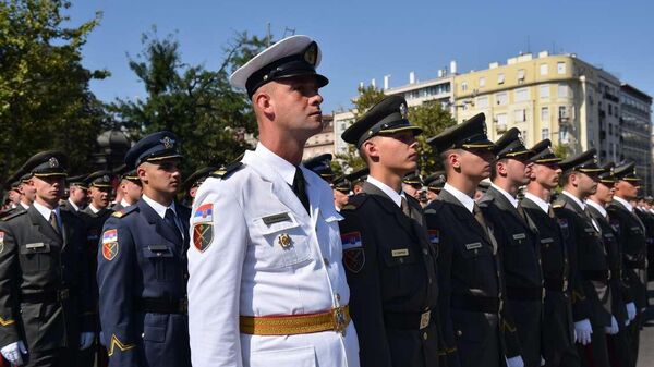Svečana promocija najmlađih oficira Vojske Srbije u Beogradu - Sputnik Srbija