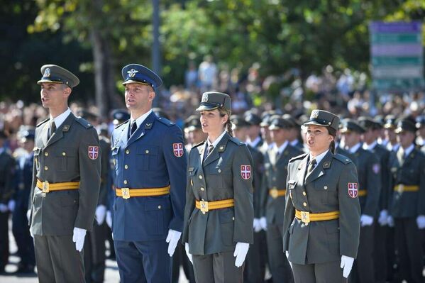 Najbolji u klasi najmlađih oficira na promociji u Beogradu - Sputnik Srbija