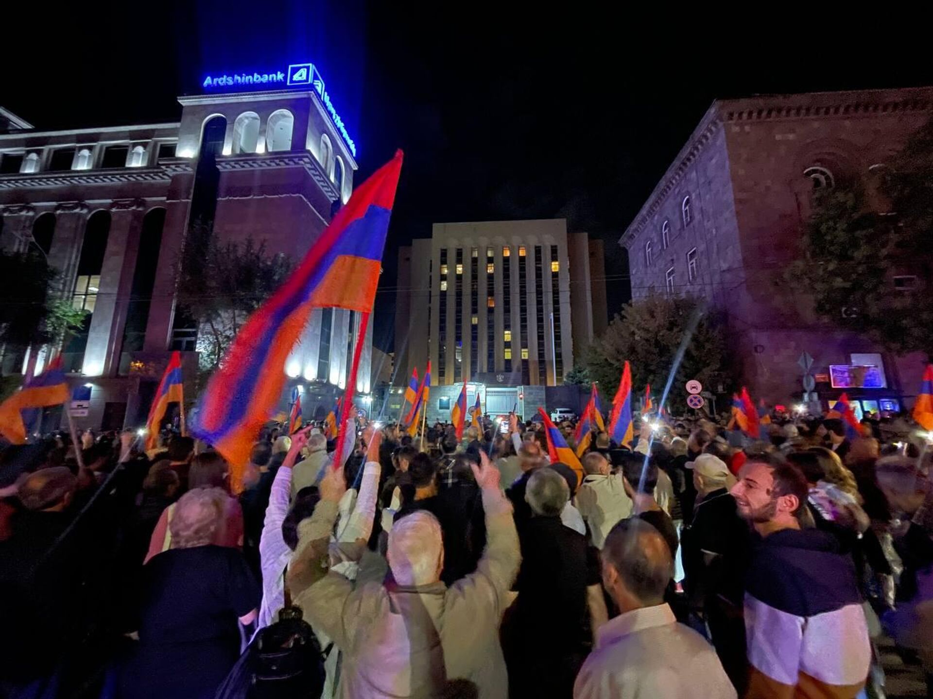 Protesti u Jerevanu zbog situacije u Nagorno Karabahu - Sputnik Srbija, 1920, 26.09.2023