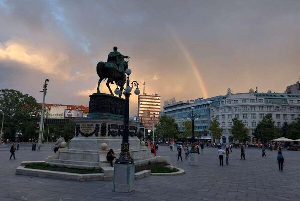 Дуга изнад Београда - Sputnik Србија