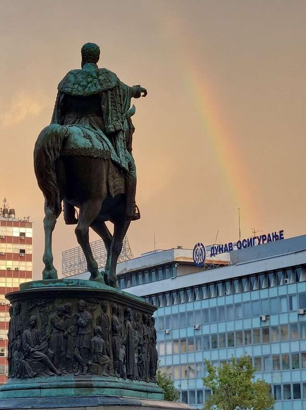 Дуга изнад Београда - Sputnik Србија