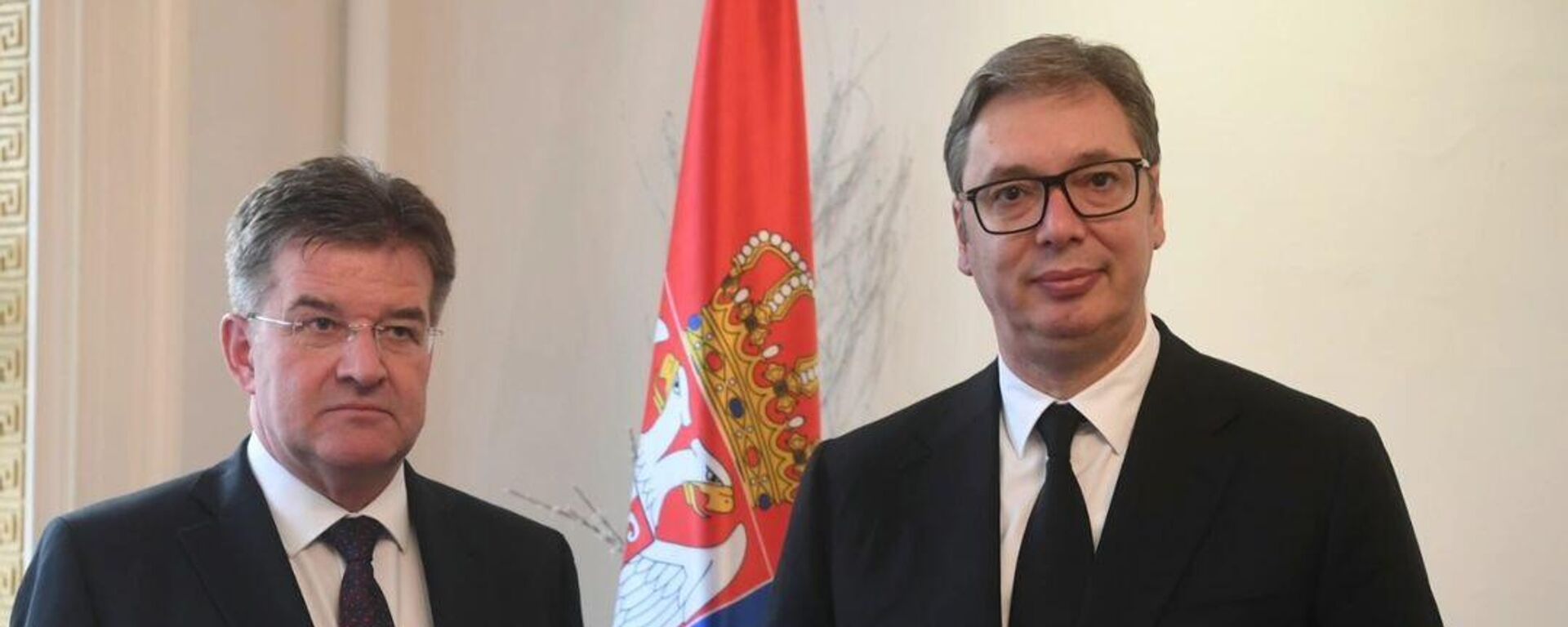 Miroslav Lajčak i Aleksandar Vučić u Njujorku, susret na marginama Generalne skupštine UN - Sputnik Srbija, 1920, 21.09.2023