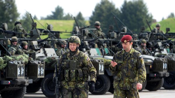 Чешки војници на војним вежбама НАТО-а - Sputnik Србија
