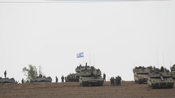 Izraelska vojska u blizini Pojasa Gaze - Sputnik Srbija