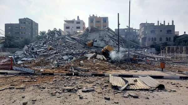 Рушевине у Гази после израелског бомбардовања - Sputnik Србија