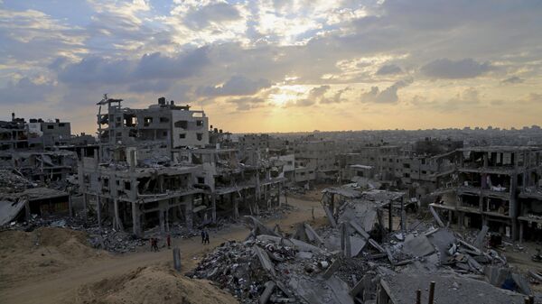 Pojas Gaze posle Izraelskog bombardovanja - Sputnik Srbija