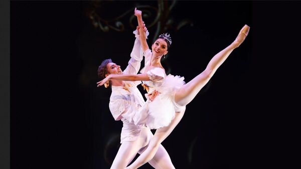 Jelena Černova i Andrej Sorokin, prvaci Baleta Leonida Jakobsona iz Sankt Peterburga - Sputnik Srbija