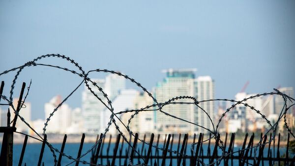 Bodljikava žica na obali Tel Aviva - Sputnik Srbija