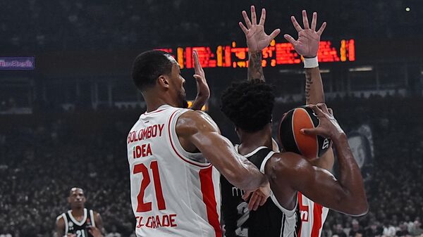 Detalji sa večitog derbija odigranog u okviru petog kola Evrolige - Sputnik Srbija