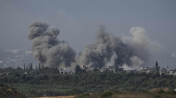 Израелски удари на Појас Газе. - Sputnik Србија