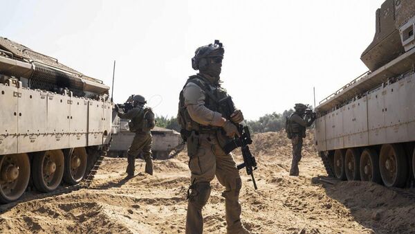 Израильские военные во наземной операции в секторе Газа - Sputnik Србија