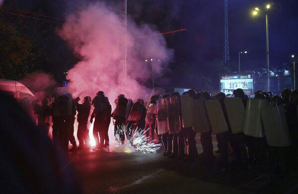 Bugarska, sukob navijača i policije - Sputnik Srbija