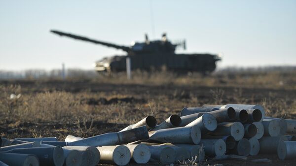 Тенк Т-62 у зони специјалне војне операције - Sputnik Србија