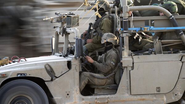 Израелски војници у близини града Газе - Sputnik Србија